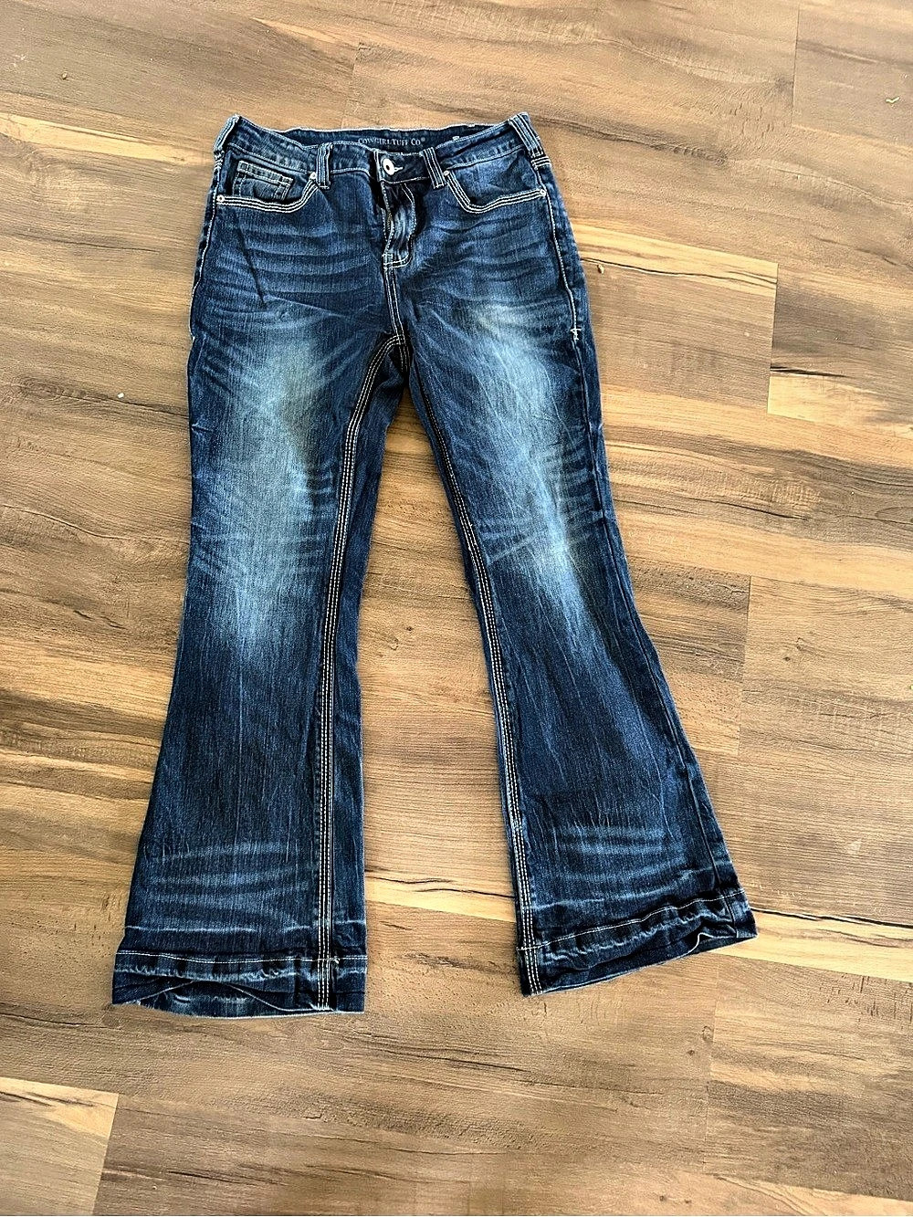 Tuff Co Bootcut Women's Jeans Blue Waist 31